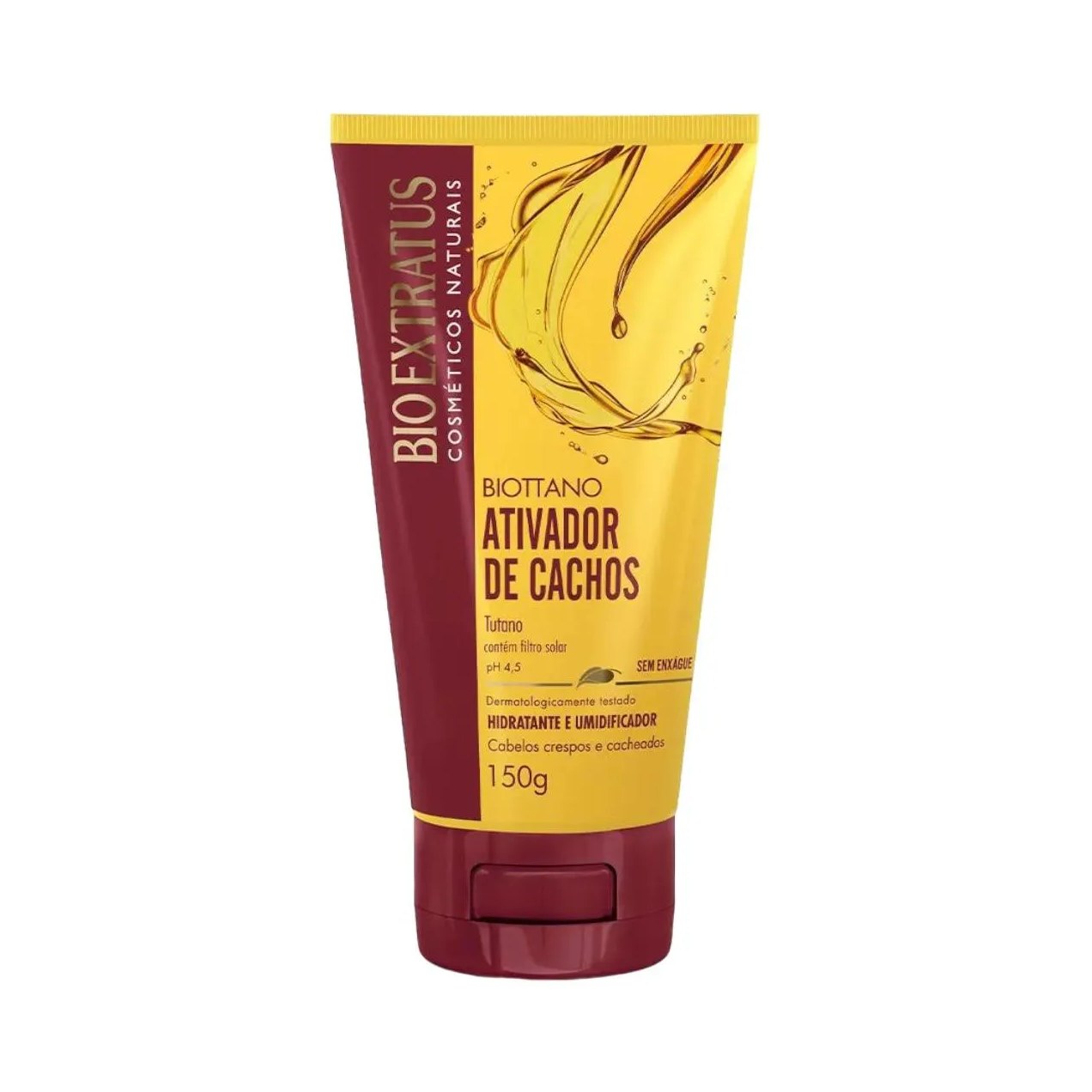Biottano Umidificador Ativador de Cachos Tutano 150G Bio Extratus