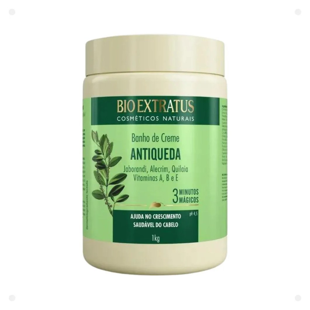 Banho de Creme Bio Extratus Antiqueda Jaborandi 1kg