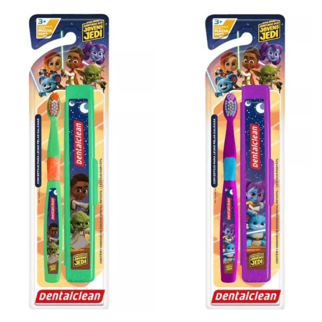 Escova de Dente + Estojo Young Jedi Escolar 3a - Dentalclear