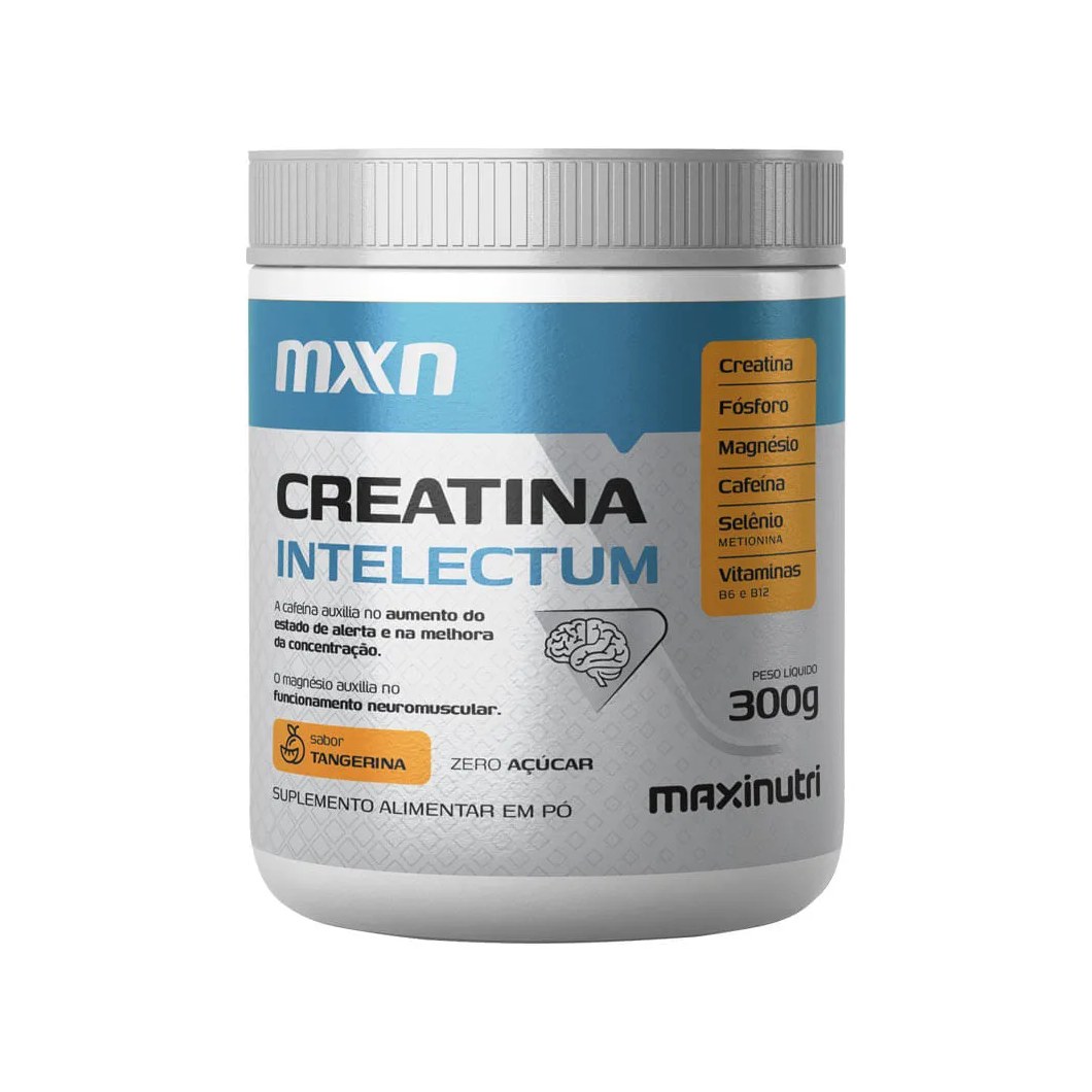 Suplemento Alimentar Creatina Intelectum Maxinutri Sabor Tangerina 300gr