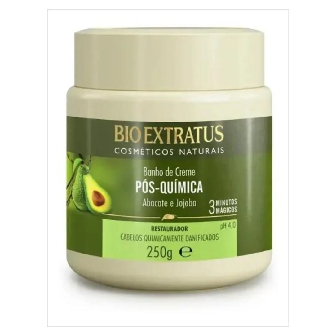 Banho de Creme Tratamento Restaurador Pós Quimica 250 Ml Bio Extratus