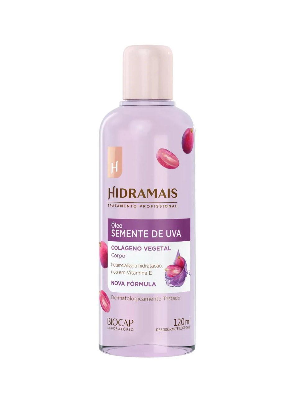 Óleo Corporal de Semente de Uva e Colágeno 120ml