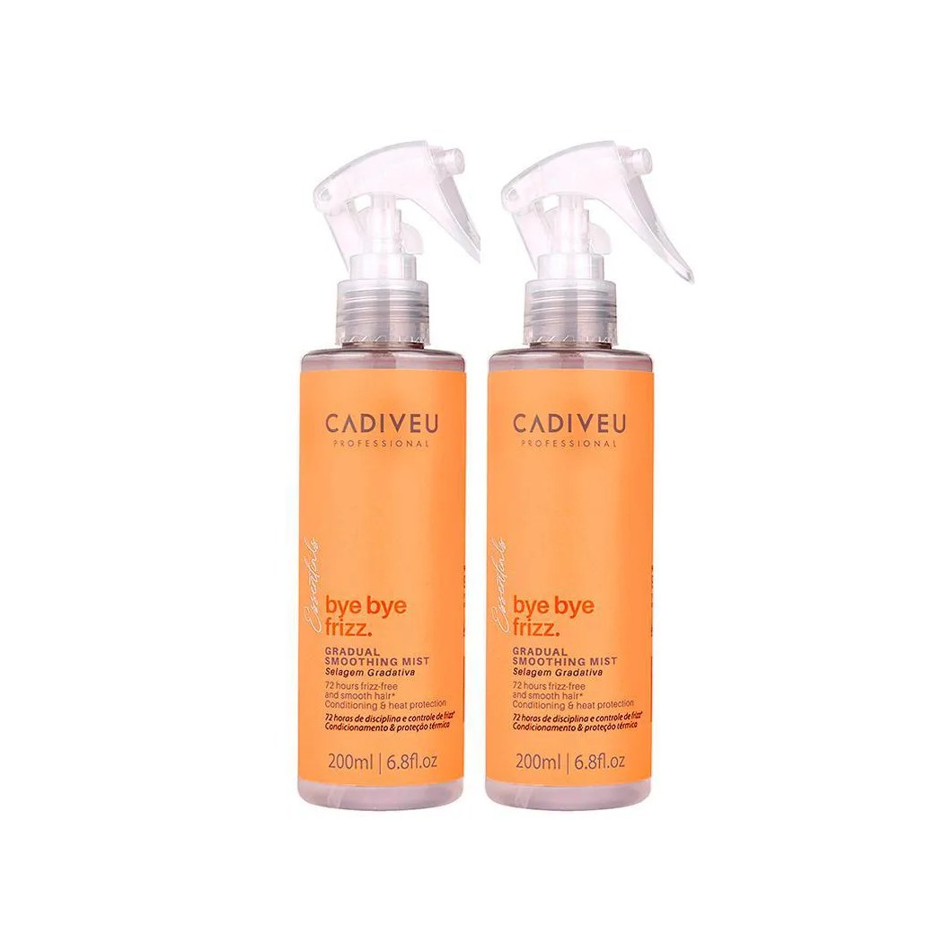 Kit Cadiveu Essentials Bye Bye Frizz - Leave-in Selagem Gradativa 200 Ml - 2 unidades