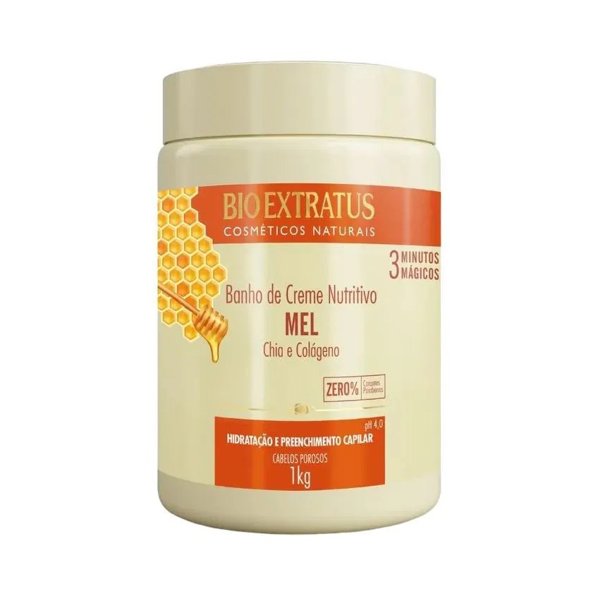 Banho de Creme Mel Nutritivo 1L Bio Extratus