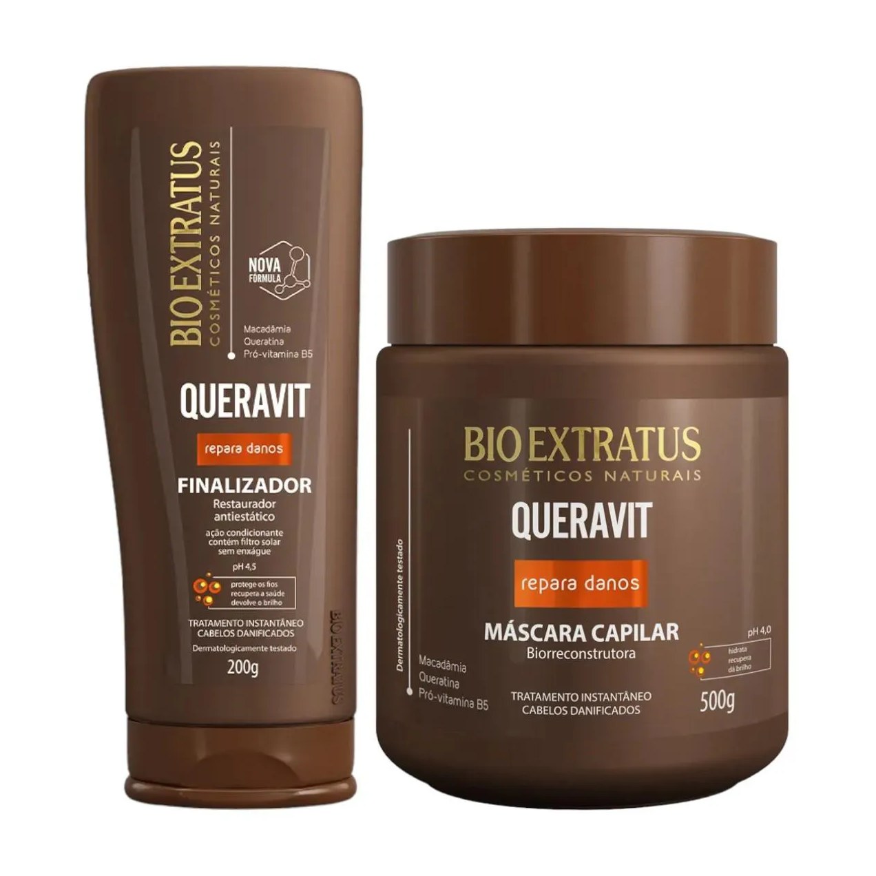 Kit Queravit Finalização Capilar 1 Máscara 500Ml 1 Finalizador 200Ml