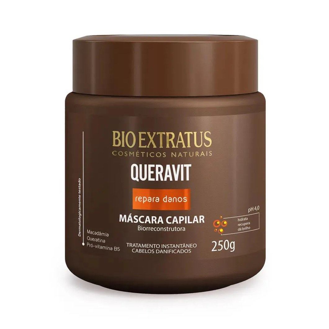 Mascara Capilar Bio Reconstrutora Queravit 250 G Bio Extratus