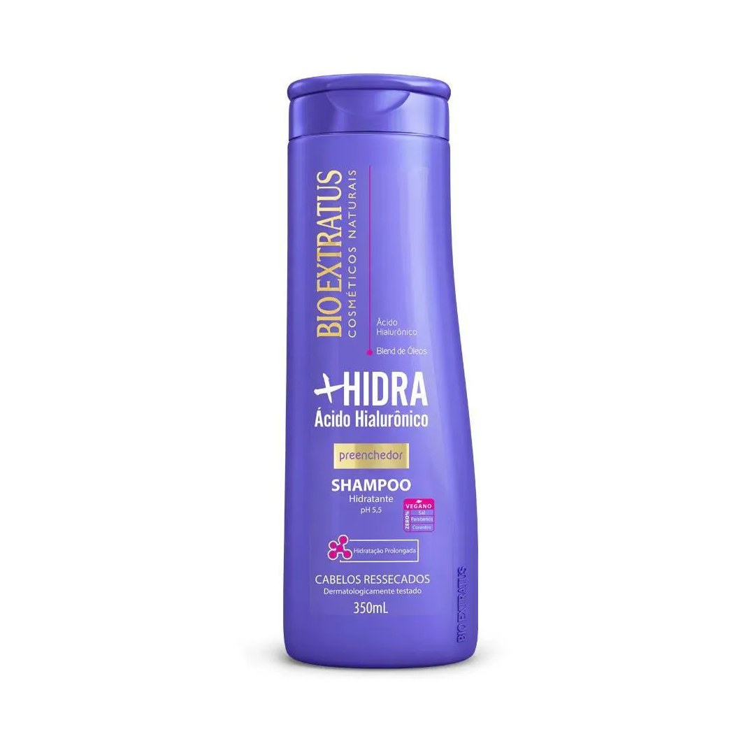 Shampoo Limpeza Hidratante Mais Hidra 350 Ml Bio Extratus