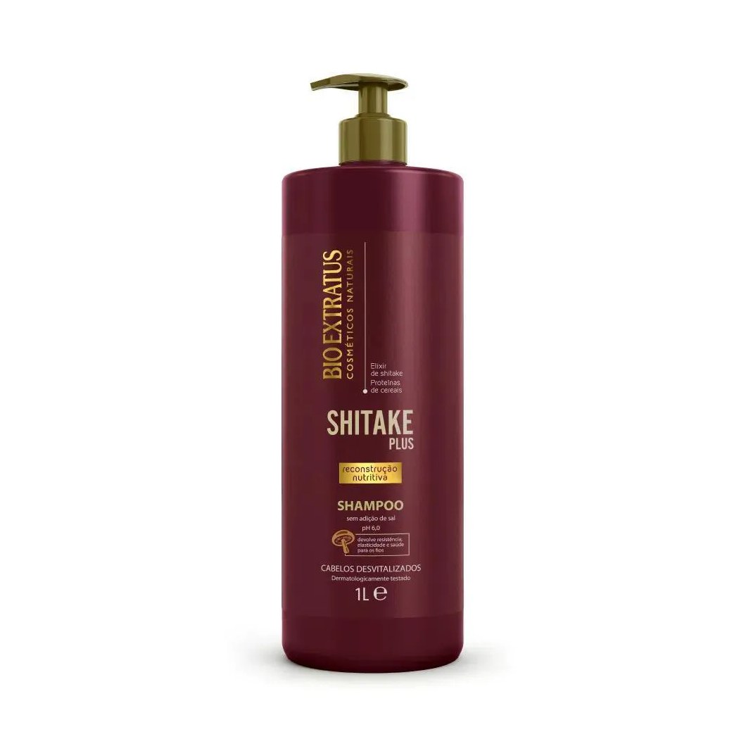 Shampoo Limpeza Nutritiva Shitake 1L Bio Extratus