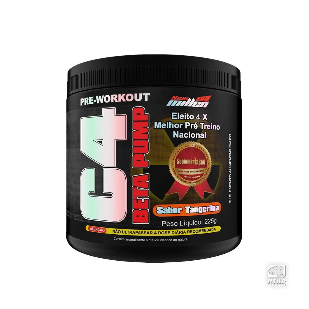 C4 Beta Pump Extreme Pre Workout 225g – New Millen (Tangerina)