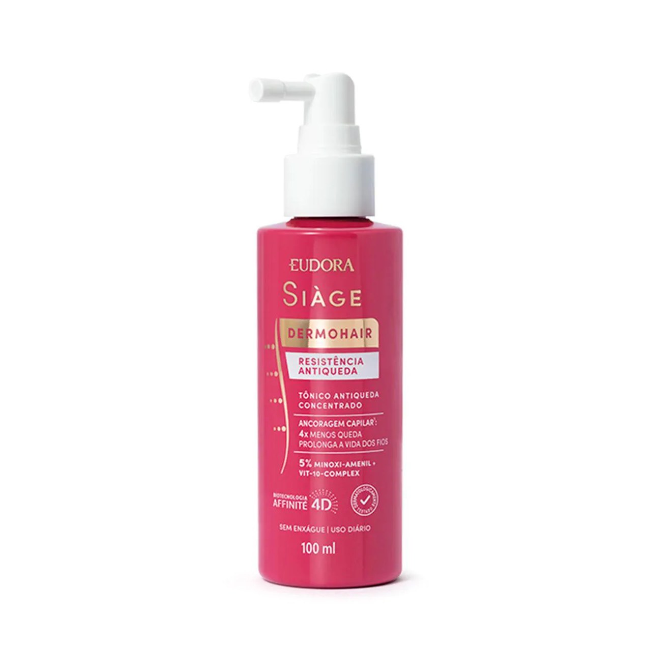 Tônico Antiqueda Concentrado Siàge DermoHair Resistência Antiqueda 100ml