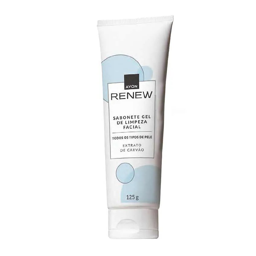 Avon Renew Sabonete Gel de Limpeza Facial 125g