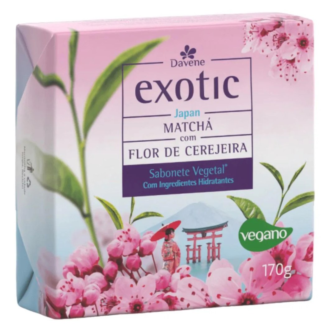 Sabonete Vegetal Hidratante Japan Exotic 170g Davene