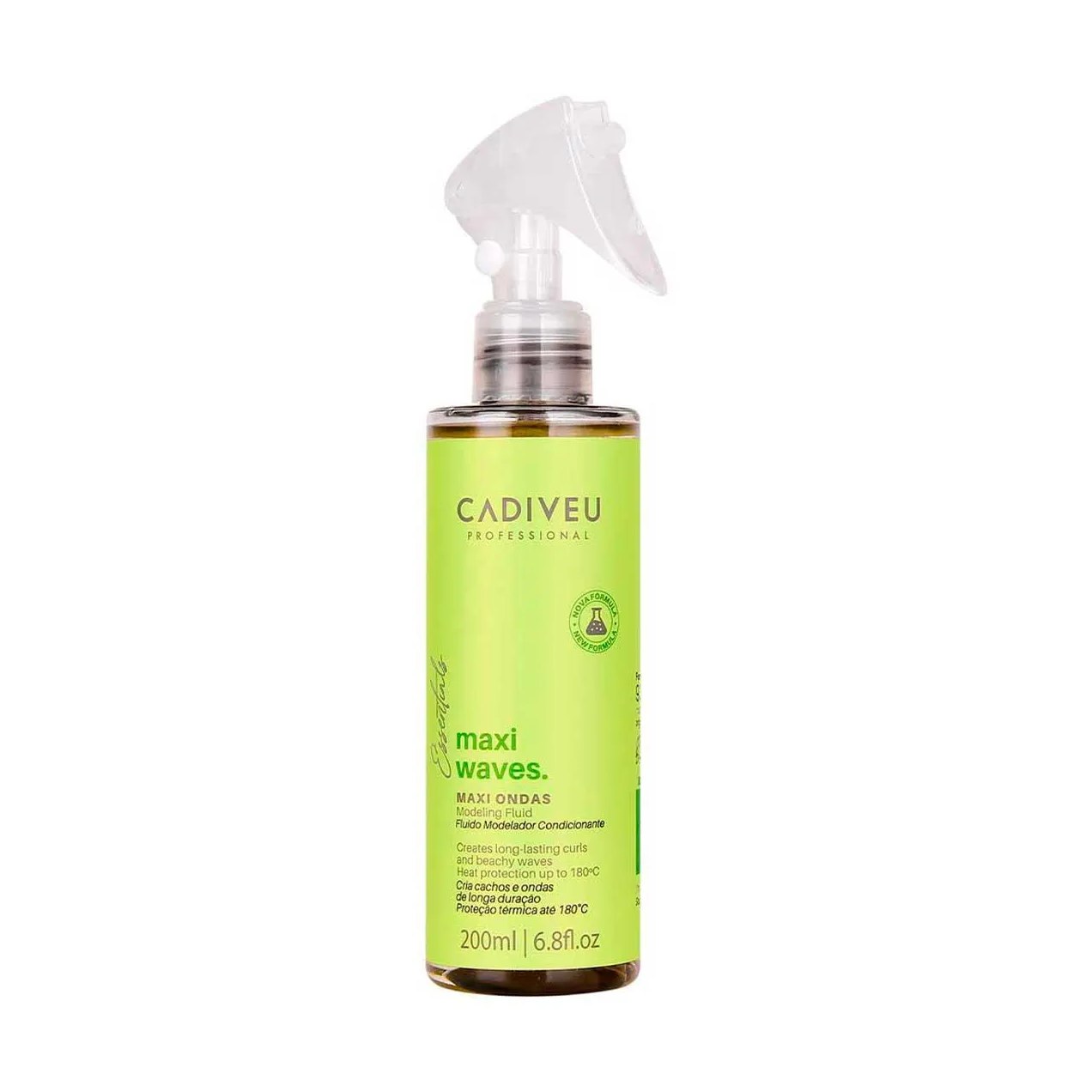 Fluido Modelador Cabelo Ondulado Cadiveu Professional Maxi Waves 200ml