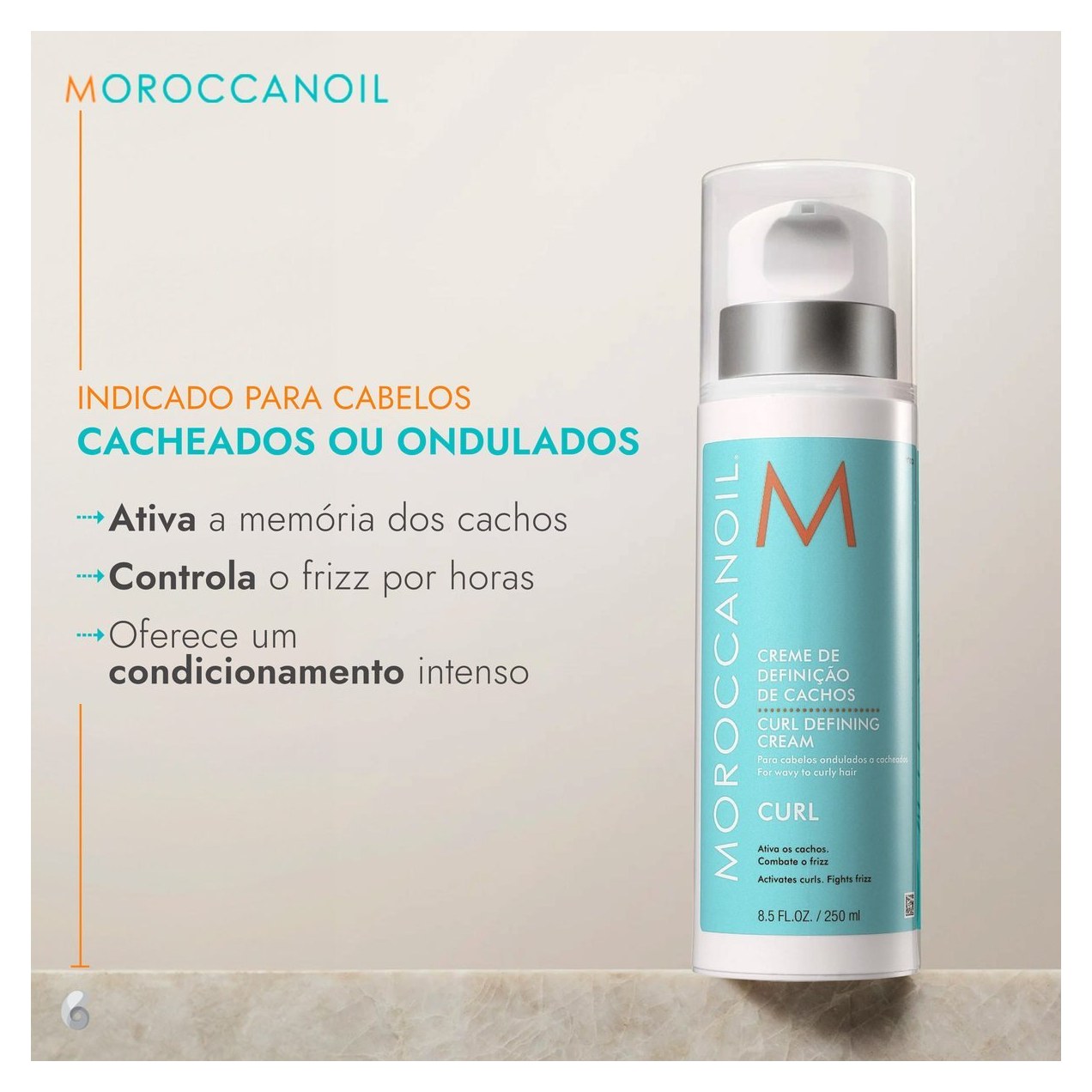 Moroccanoil Curl Defining – Creme Modelador de Cachos 250ml