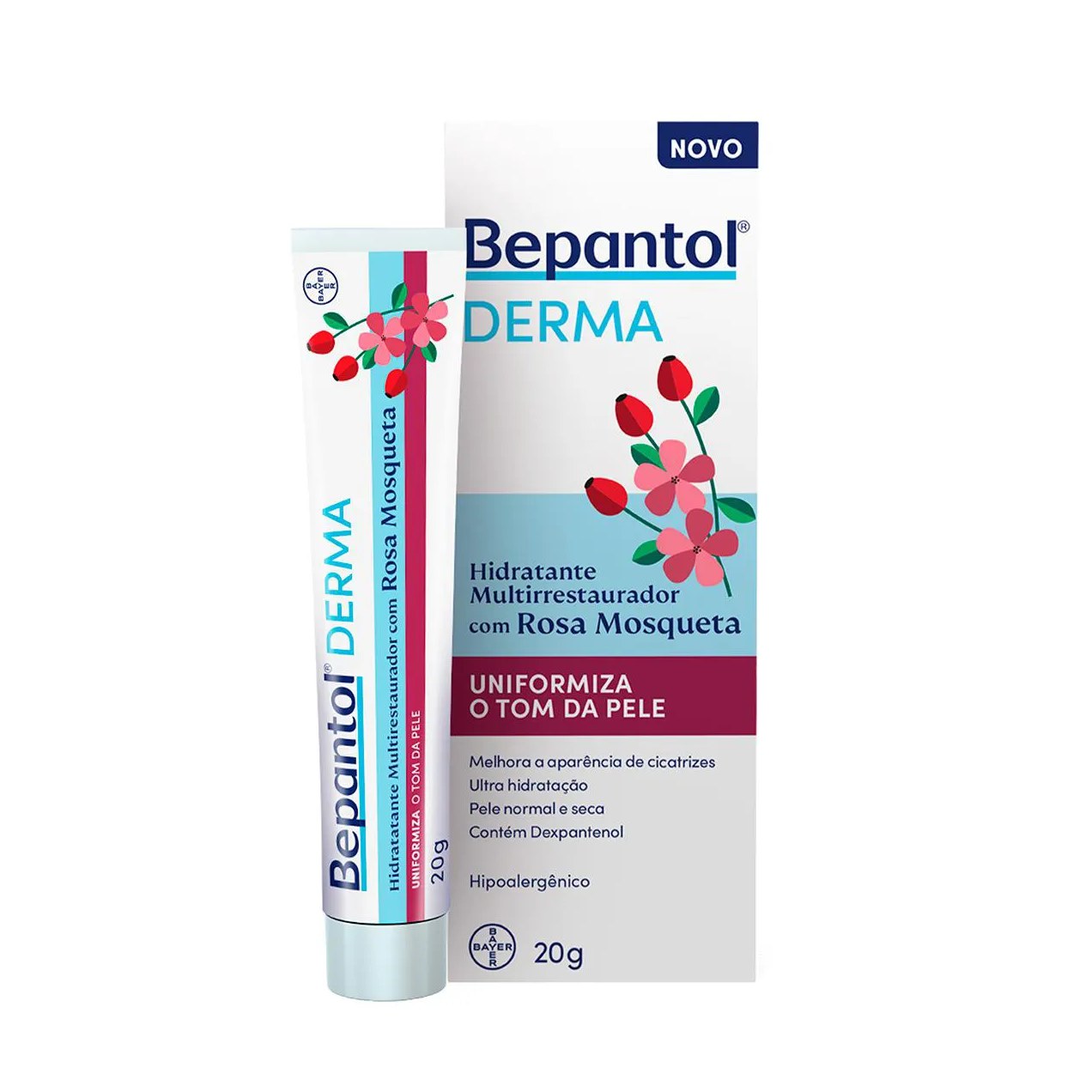 Hidratante Multirrestaurador com Rosa Mosqueta Bepantol Derma 20g