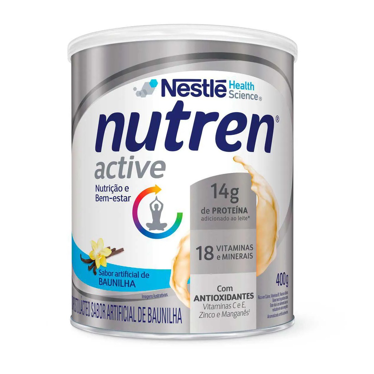 Suplemento Alimentar Nutren Active Nestlé Baunilha com 400g