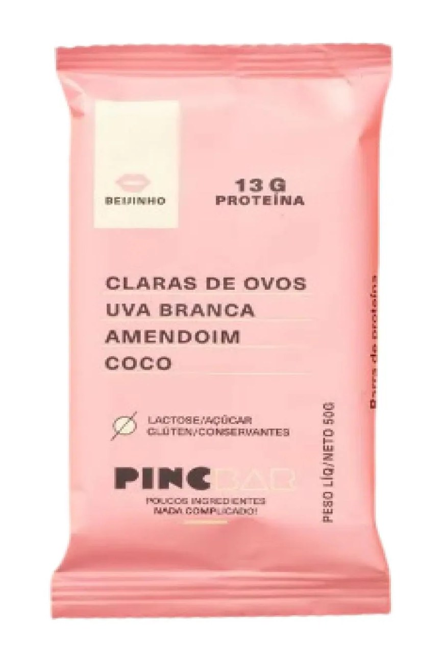 Kit Barra de Proteína Pincbar Beijinho Sem Açúcar 50g 6 unidades