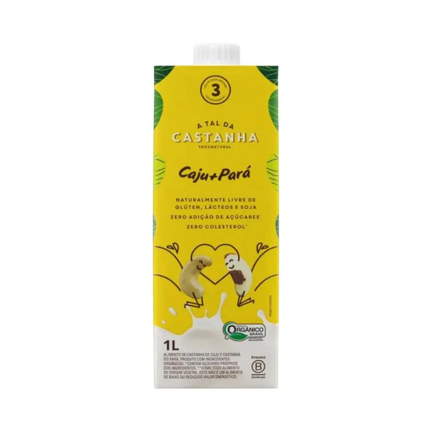 Kit 3x: Leite Vegetal Caju + Pará a Tal da Castanha 1l