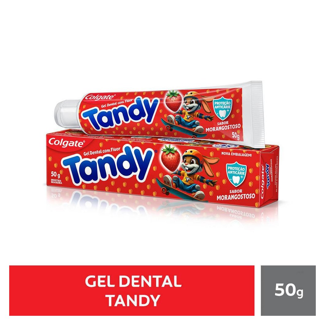 Gel Dental Infantil Colgate Tandy Sabor Morango 50g