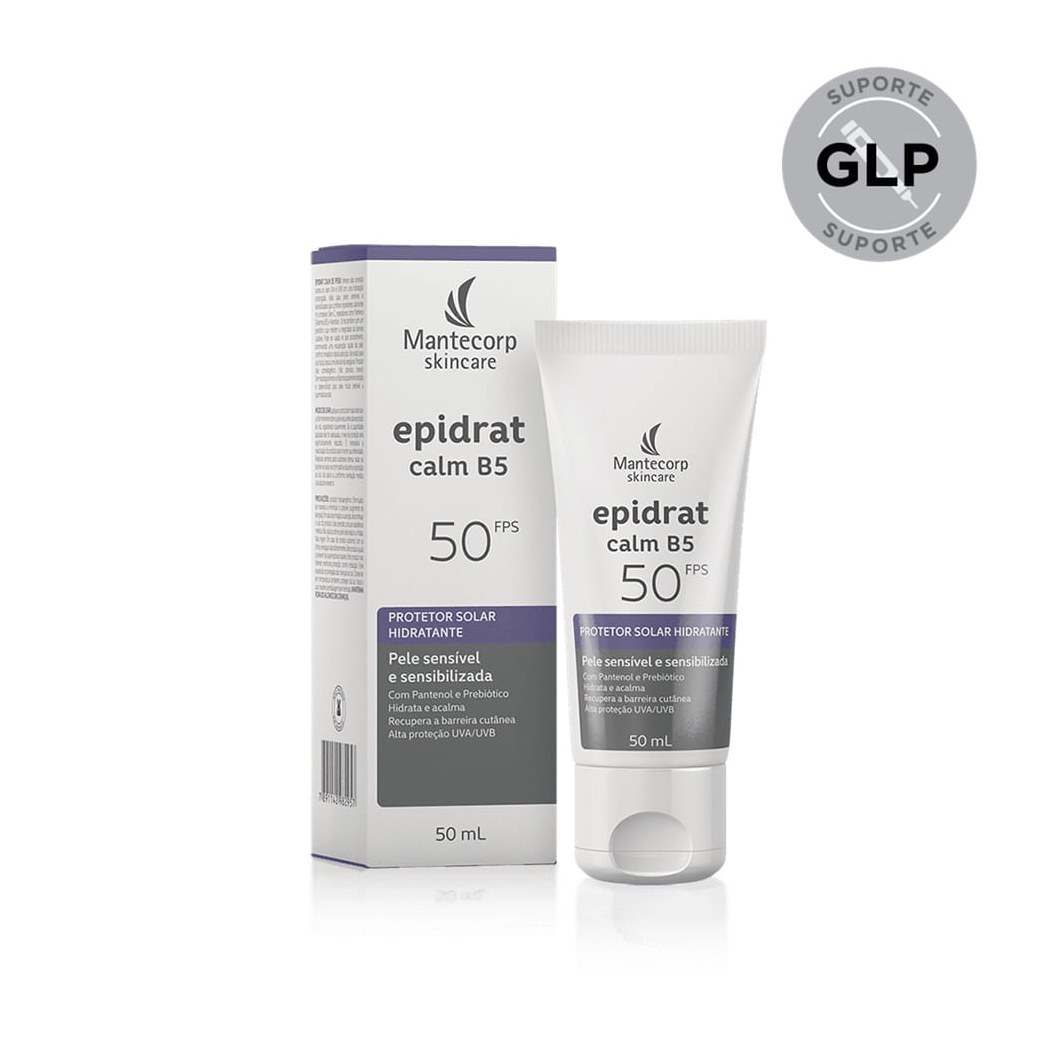 Protetor Solar Facial Epidrat Calm B5 FPS50 Hidratante 50ml