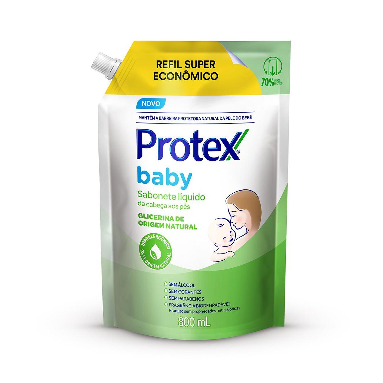 Sabonete Líquido Infantil Protex Baby Glicerina Refil 800ml