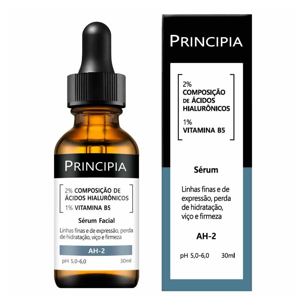 Sérum Facial Principia com Ácidos Hialurônicos 2% e Vitamina B5 1% 30ml