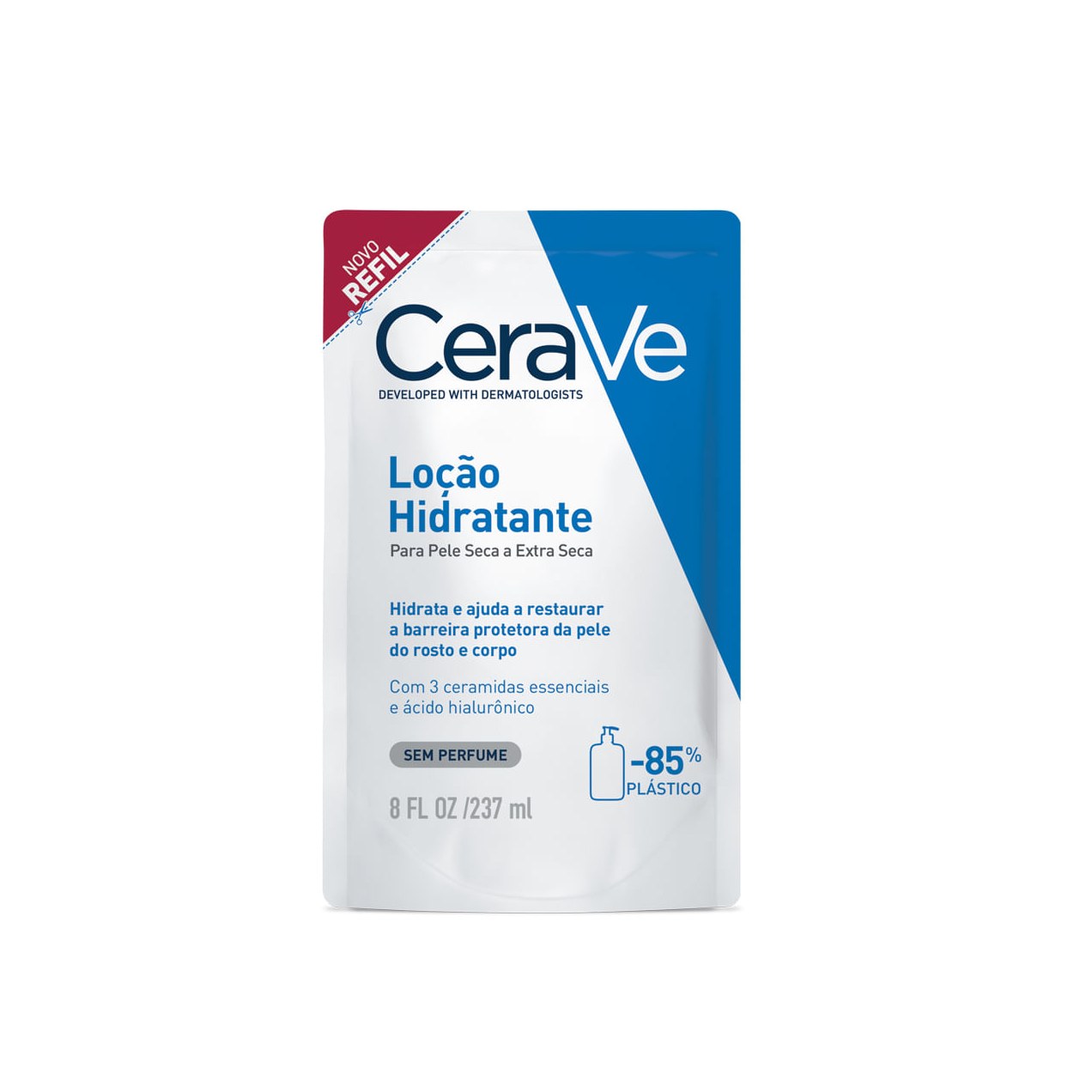 Loção Corporal CeraVe Hidratante com Ceramidas e Ácido Hialurônico 237ml