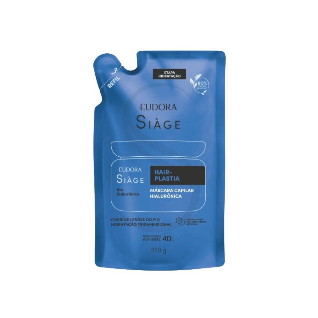 Máscara Capilar Eudora Siàge Hair-Plastia Hialurônico Refil 250g