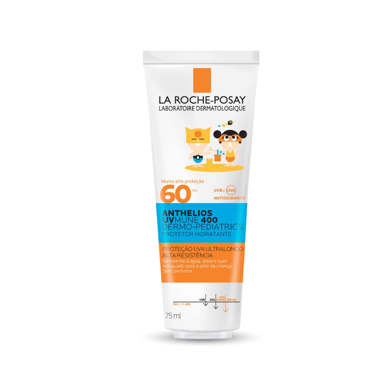 Protetor Solar La Roche-Posay Anthelios UVmune 400 FPS60 Dermo-Pediatrics 75ml
