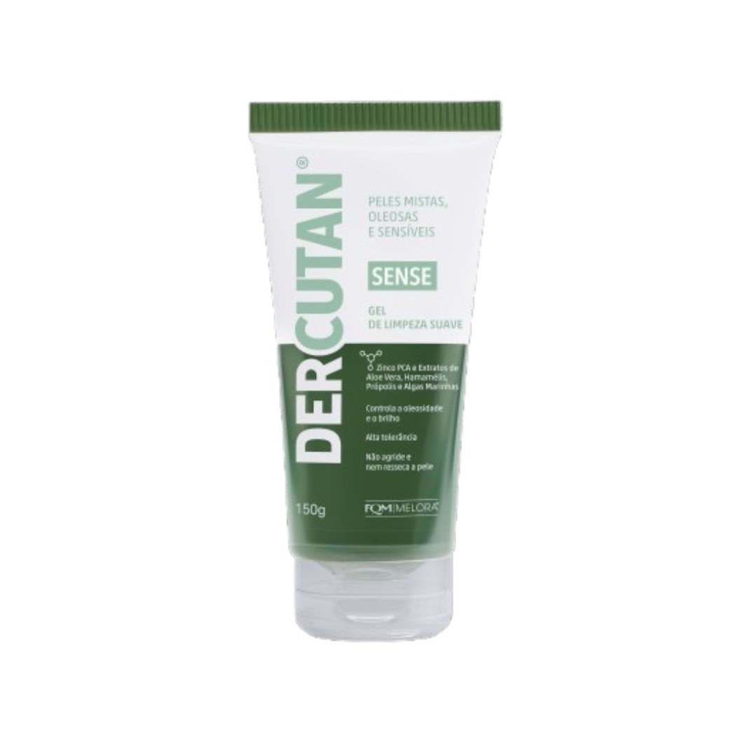 Gel de Limpeza Facial Dercutan Sense Suave 150g