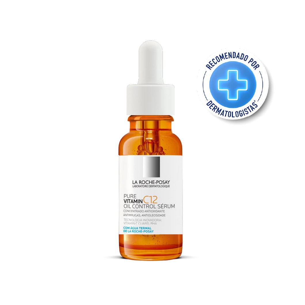 Sérum La Roche-Posay Pure Vitamin C12 Oil Control Antirrugas 15ml