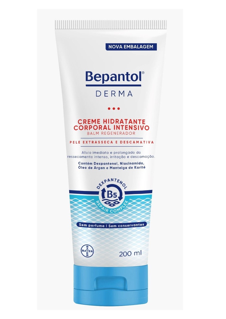 Creme Corporal Bepantol Derma Balm Hidratante para Pele Extrasseca e Descamativa 200ml