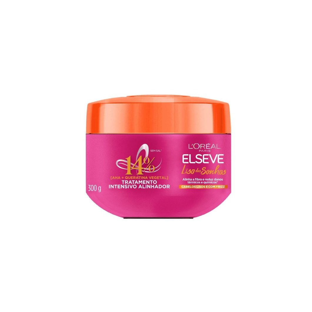 Creme de Tratamento Capilar Elseve Liso dos Sonhos Intensivo Alinhador 300g