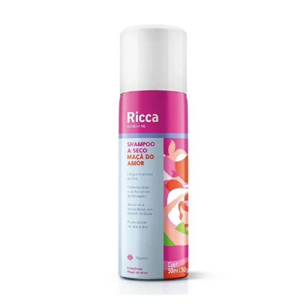 Shampoo Ricca A Seco Maçã Do Amor 50ml