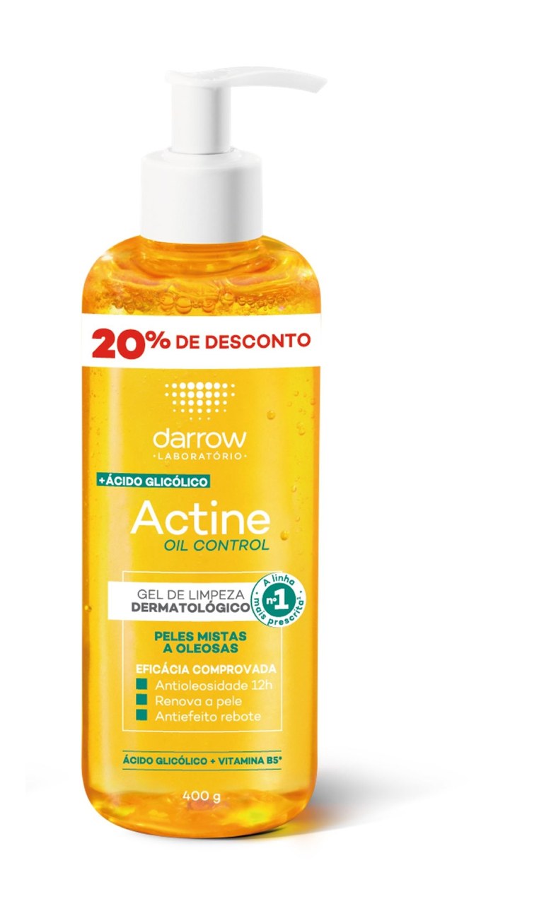Gel De Limpeza Actine Oil Control 400g