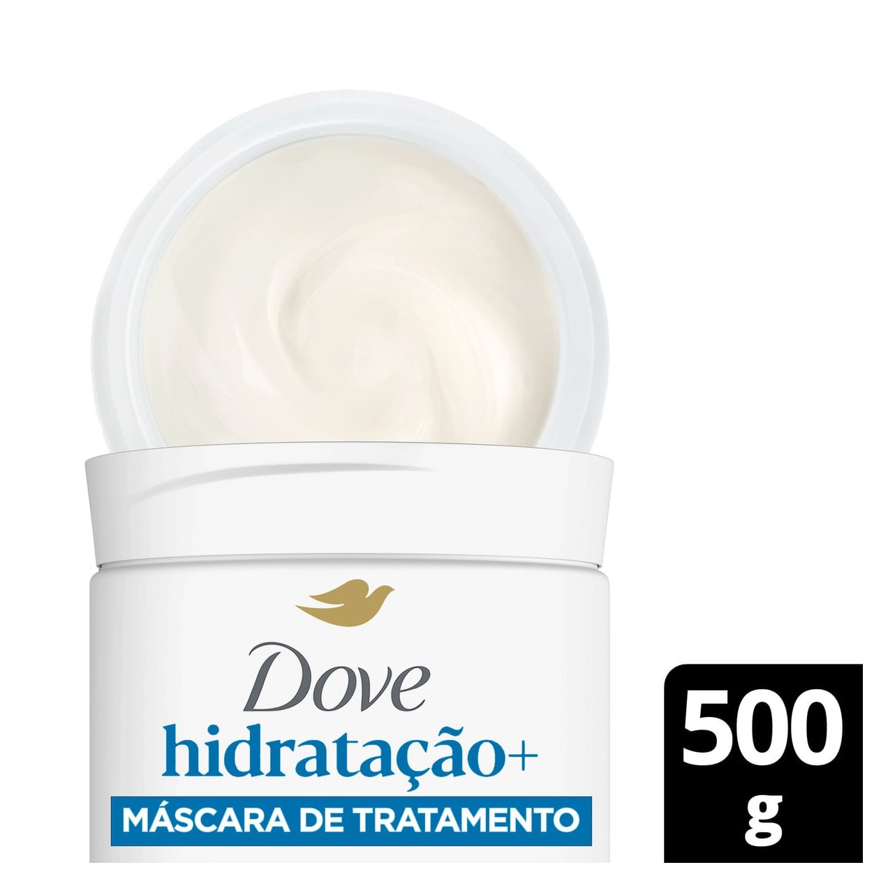 Máscara Dove 2 Em 1 Hidratação + Hialuron-Vit 500g