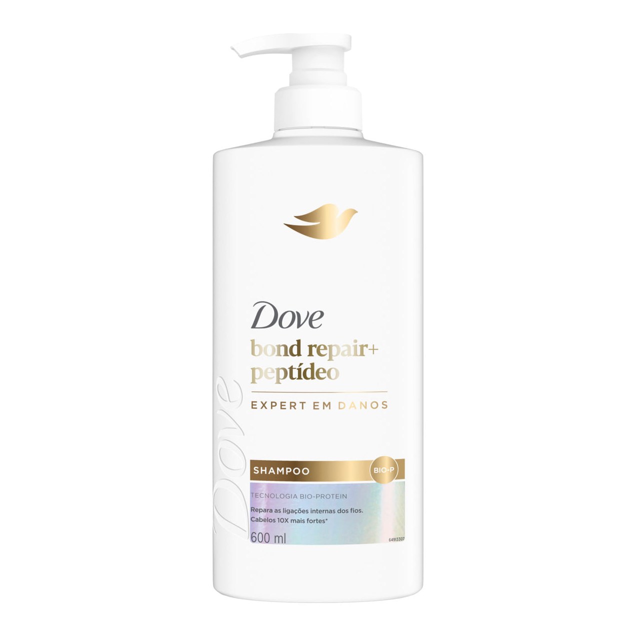 Shampoo Dove Bond Repair + Peptídeo 600ml
