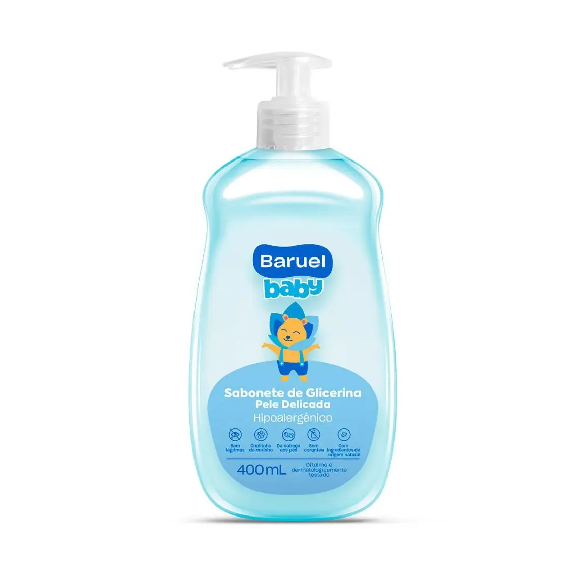 Sabonete De Glicerina Baruel Baby Pele Delicada 400ml