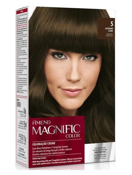 Tinta De Cabelo Amend Magnific 50 Castanho Claro