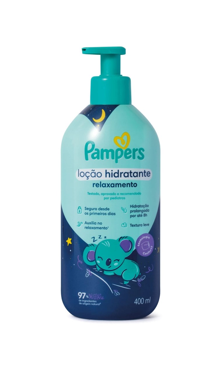 Loção Hidratante Pampers Relaxamento 400ml Pump