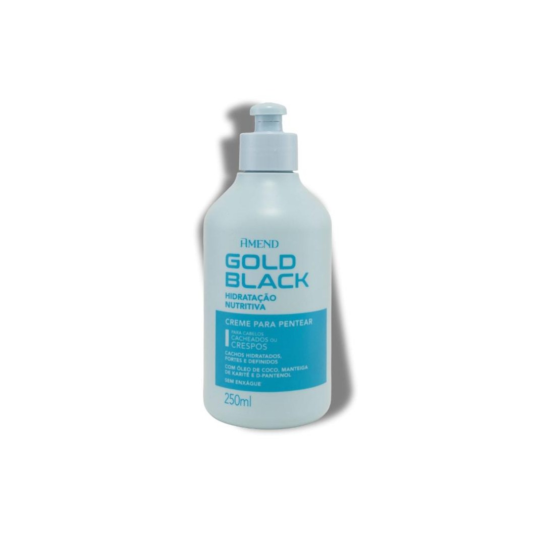 Amend - Gold Black Definidor de Cachos - Creme para Pentear - 250ml