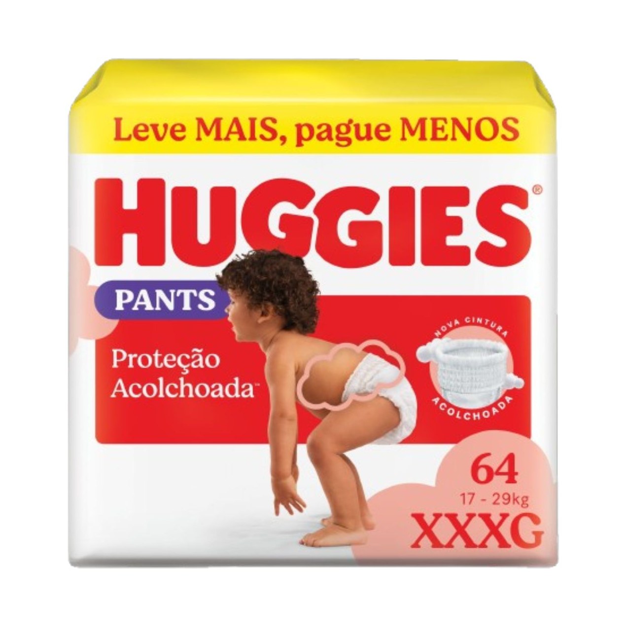 Fraldas Huggies Pants Proteção Acolchoada Mx Xxxg