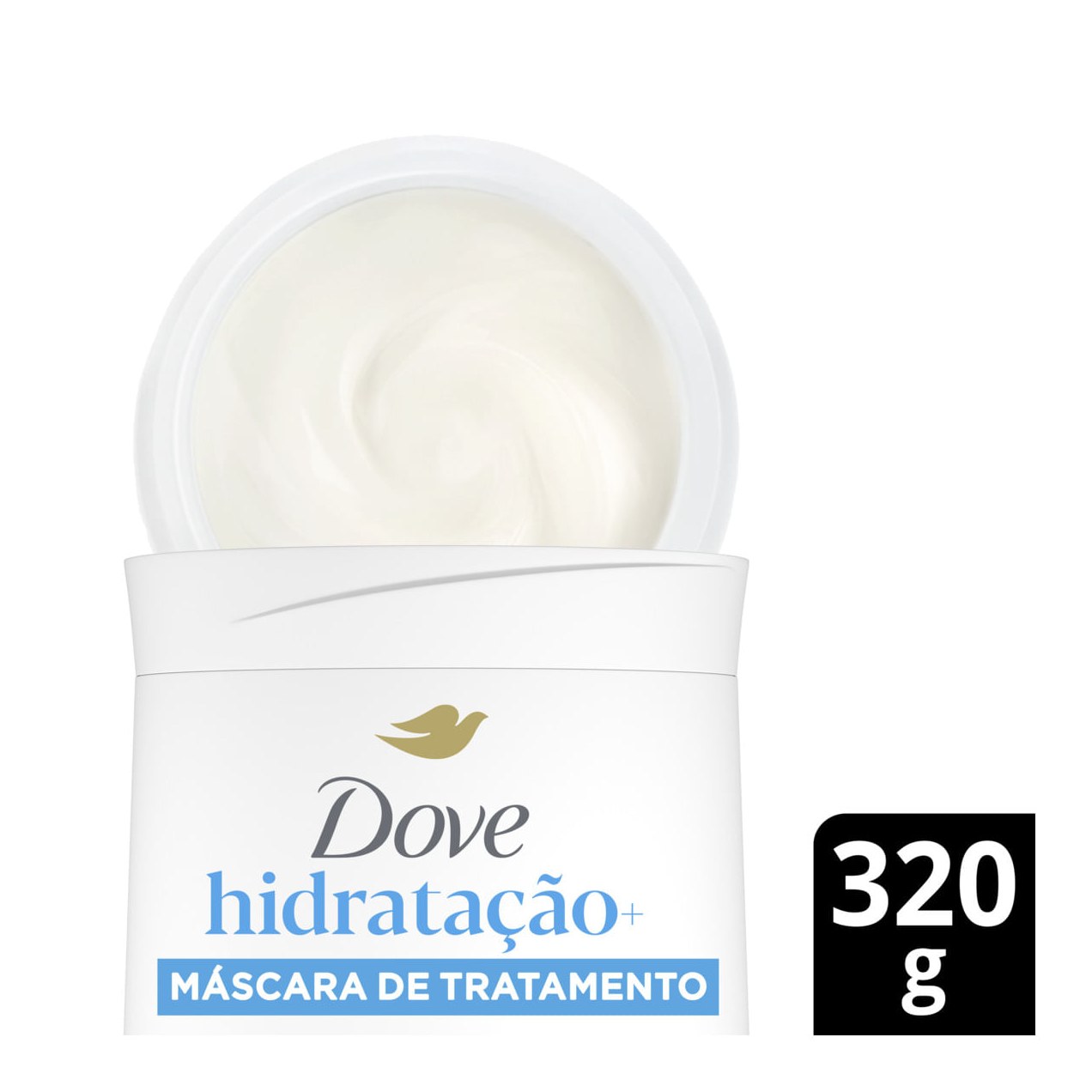 Máscara De Tratamento Capilar Dove Hidratação + Hialuron-Vit 320g