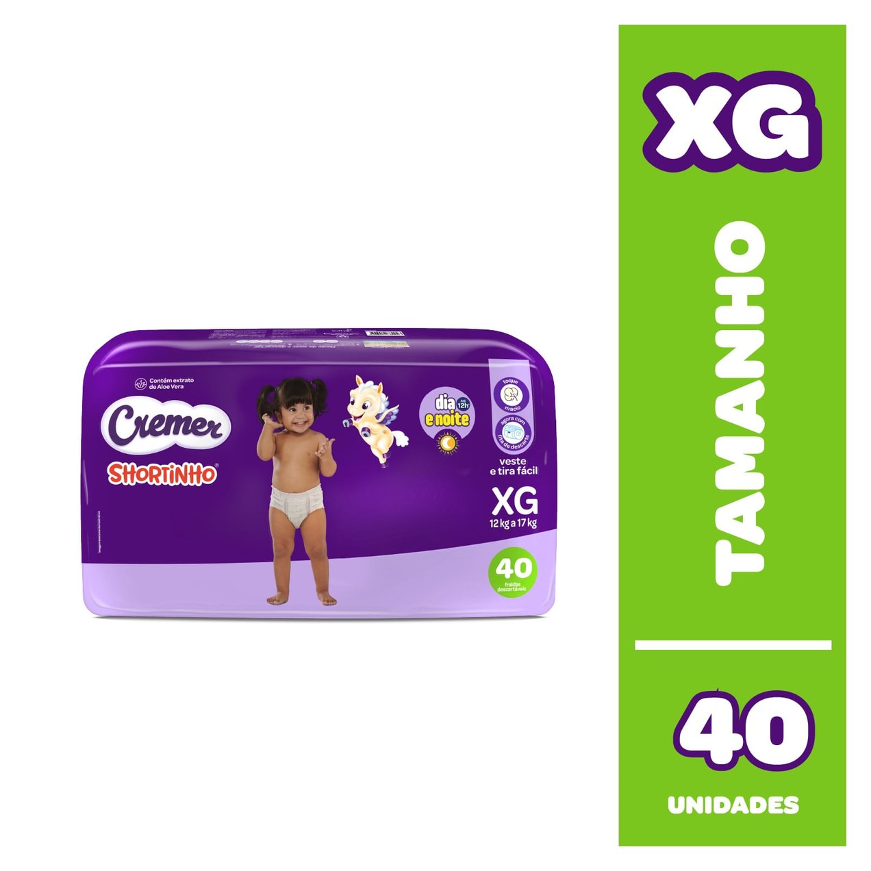 Fralda Cremer Shortinho Xg 40 Unidades