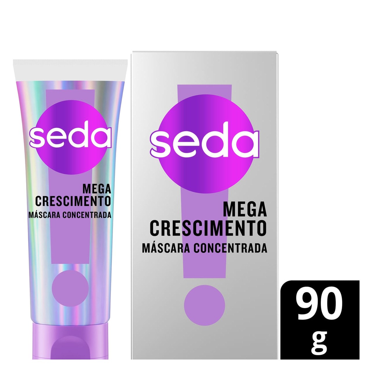 Máscara De Tratamento Capilar Seda Concentrada Mega Crescimento 90g