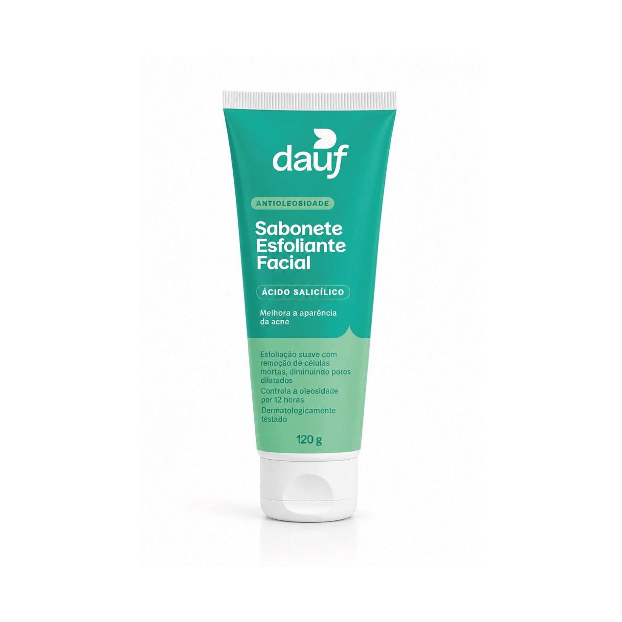 Sabonete Esfoliante Facial Dauf Antioleosidade 120g