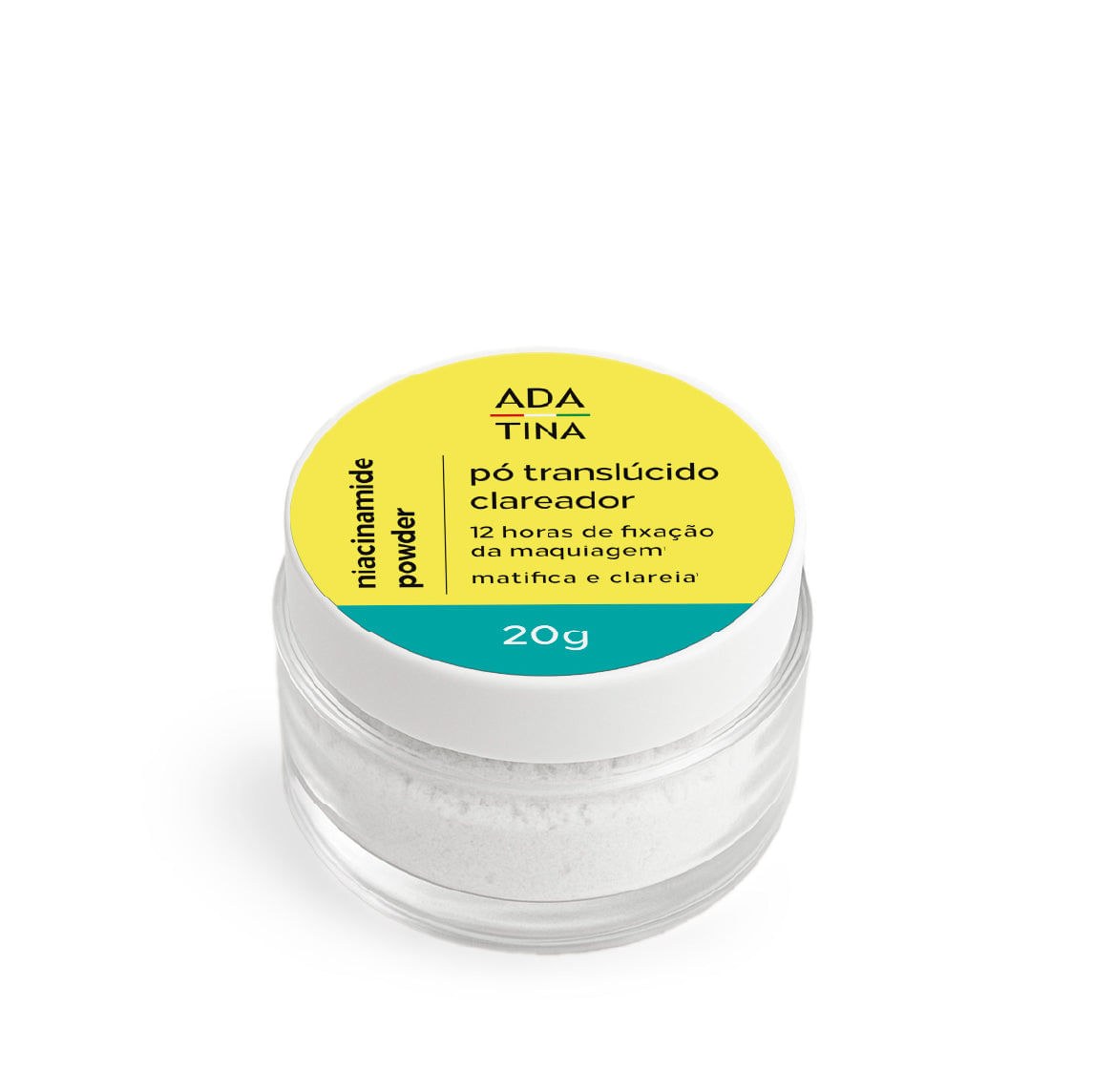 Niacinamide Powder Ada Tina Pó Clareador Efeito Matte 20g