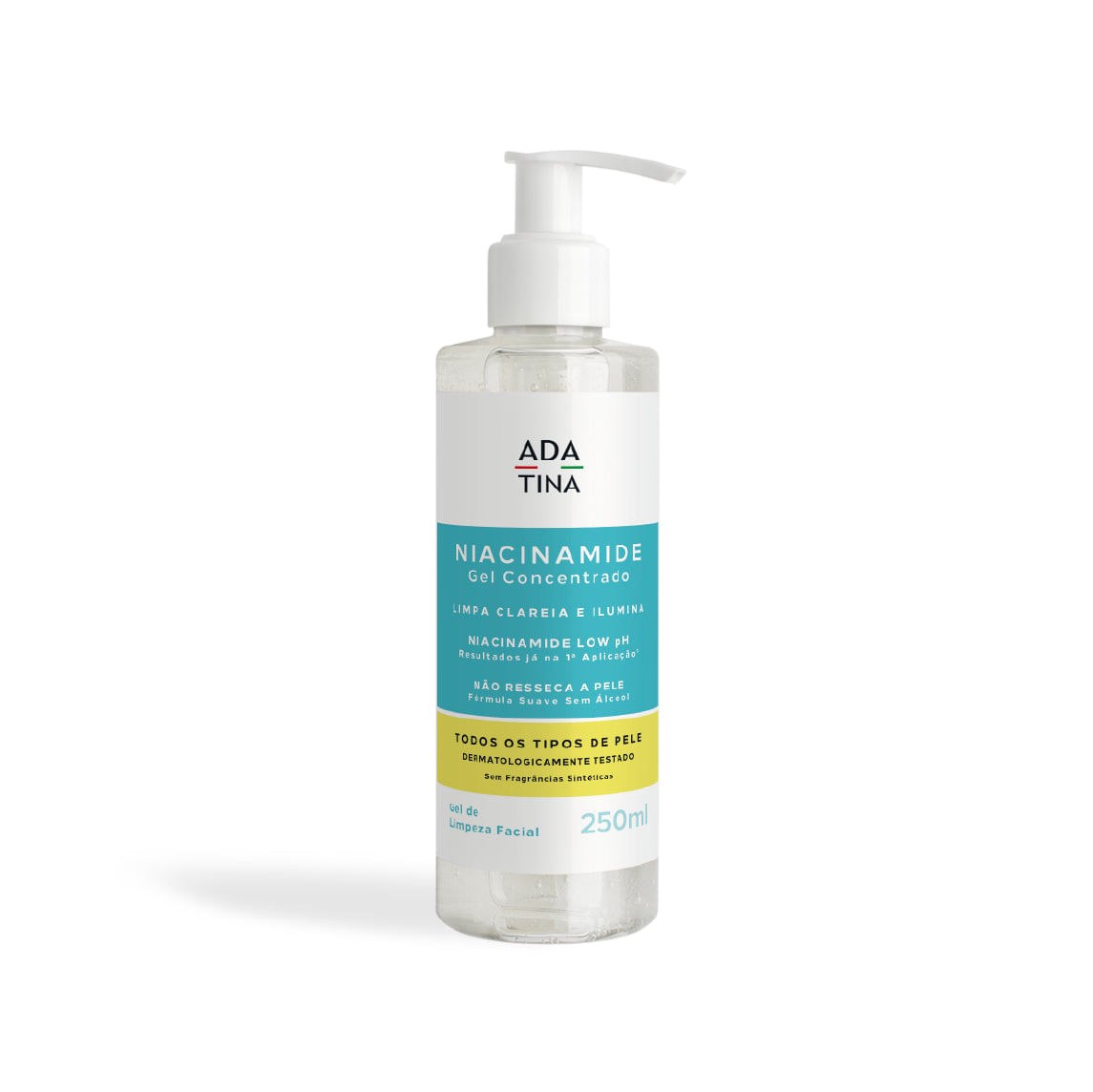 Gel de Limpeza Facial Clareador Ada Tina Niacinamide 250ml