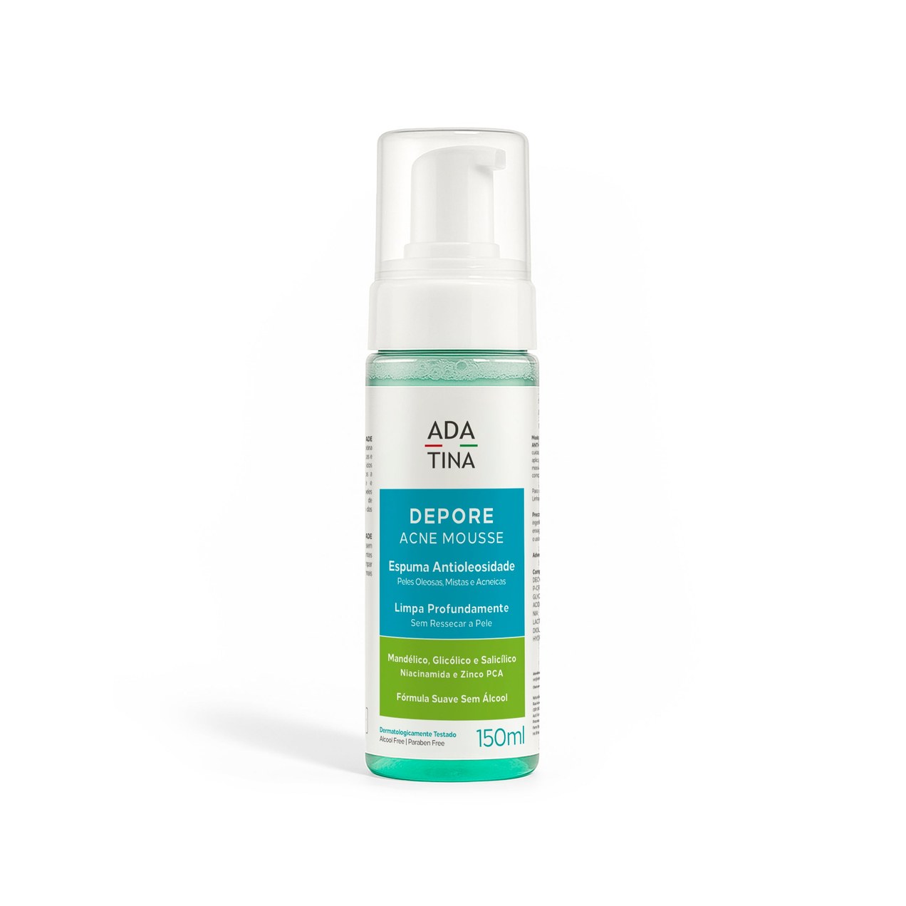 Espuma de Limpeza Facial Ada Tina Depore Acne Mousse 150ml
