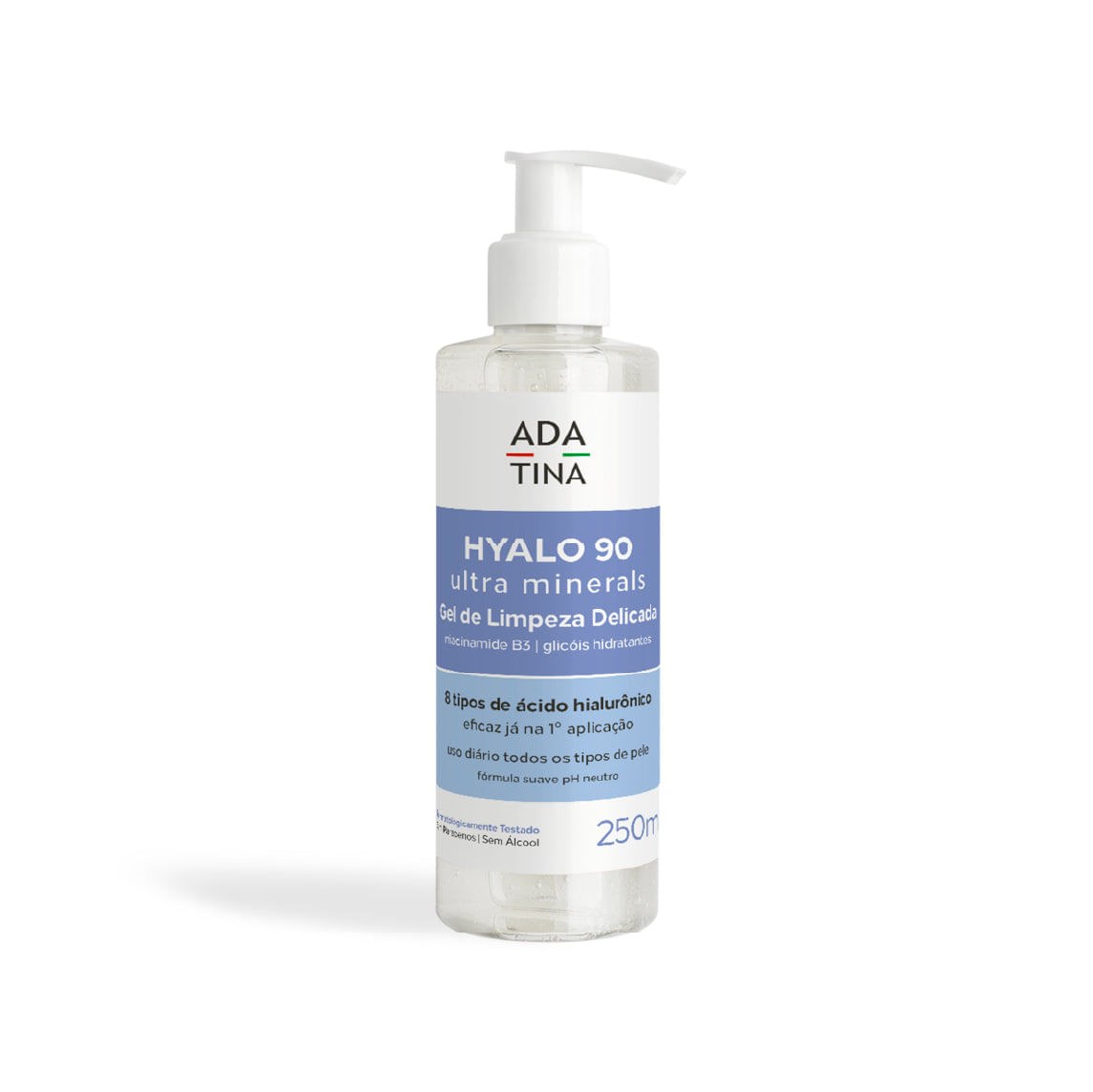 Gel de Limpeza Facial Hidratante Ada Tina Hyalo 90 250ml